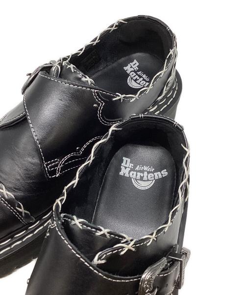 Dr.Martens（ドクターマーチン）Dr.Martens (ドクターマーチン) MONK QUAD GA モンクストラップシューズ ブラック サイズ:UK9の古着・服飾アイテム