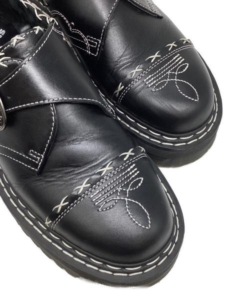 Dr.Martens（ドクターマーチン）Dr.Martens (ドクターマーチン) MONK QUAD GA モンクストラップシューズ ブラック サイズ:UK9の古着・服飾アイテム