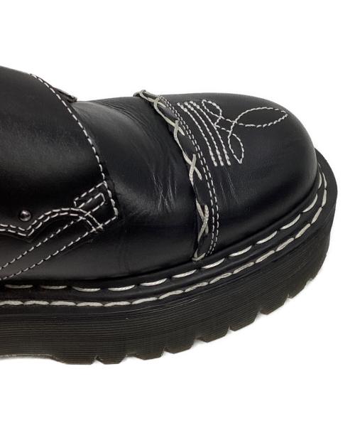 Dr.Martens（ドクターマーチン）Dr.Martens (ドクターマーチン) MONK QUAD GA モンクストラップシューズ ブラック サイズ:UK9の古着・服飾アイテム
