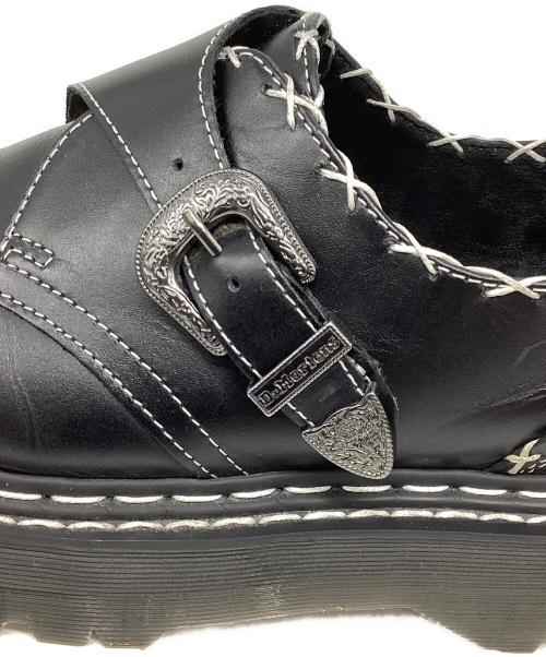 Dr.Martens（ドクターマーチン）Dr.Martens (ドクターマーチン) MONK QUAD GA モンクストラップシューズ ブラック サイズ:UK9の古着・服飾アイテム