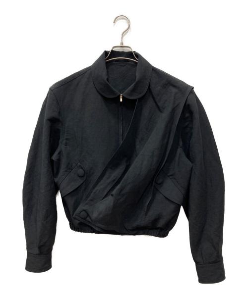 ORIMI（オリミ）ORIMI (オリミ) SASH BOMBER JACKET ブラック サイズ:2の古着・服飾アイテム