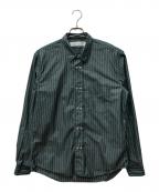 bal originalバルオリジナル）の古着「DOUBLE BUTTON SHIRT」｜グリーン
