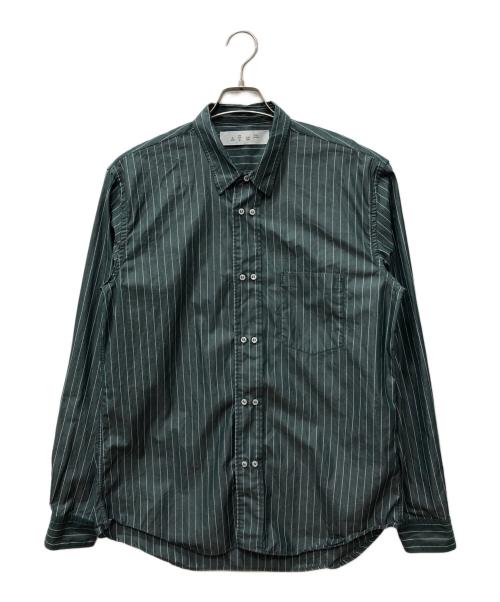 bal original（バルオリジナル）bal original (バルオリジナル) DOUBLE BUTTON SHIRT グリーン サイズ:2の古着・服飾アイテム
