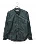 bal original（バルオリジナル）の古着「DOUBLE BUTTON SHIRT」｜グリーン