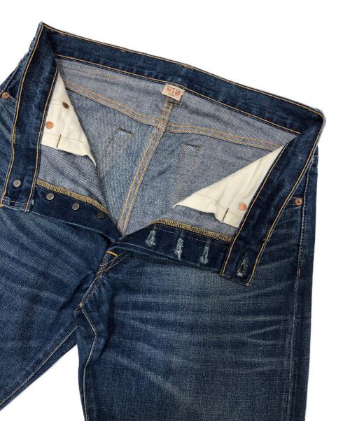 RRL（ダブルアールエル）RRL (ダブルアールエル) スリムナローデニムパンツ ブルー サイズ:32×32の古着・服飾アイテム