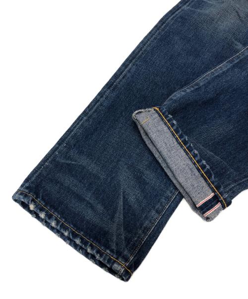 RRL（ダブルアールエル）RRL (ダブルアールエル) スリムナローデニムパンツ ブルー サイズ:32×32の古着・服飾アイテム