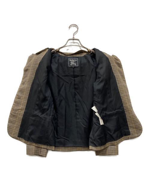 Burberry's（バーバリーズ）Burberry's (バーバリーズ) シルク混チェックセットアップ ベージュ サイズ:9の古着・服飾アイテム