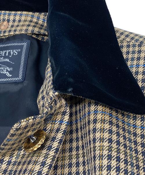 Burberry's（バーバリーズ）Burberry's (バーバリーズ) シルク混チェックセットアップ ベージュ サイズ:9の古着・服飾アイテム