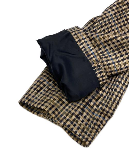 Burberry's（バーバリーズ）Burberry's (バーバリーズ) シルク混チェックセットアップ ベージュ サイズ:9の古着・服飾アイテム