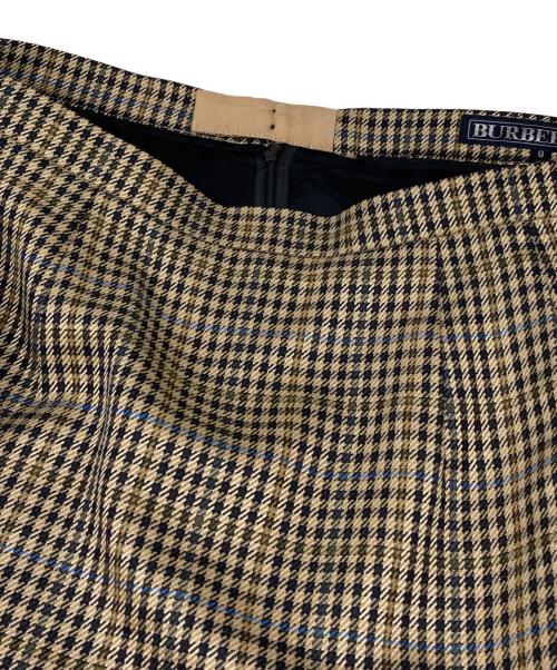 Burberry's（バーバリーズ）Burberry's (バーバリーズ) シルク混チェックセットアップ ベージュ サイズ:9の古着・服飾アイテム