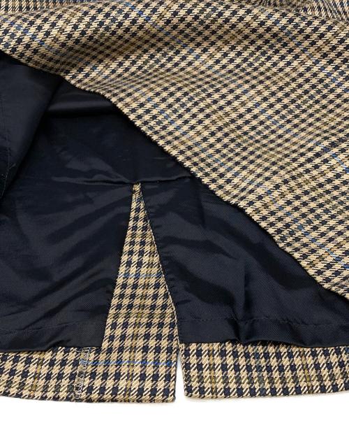 Burberry's（バーバリーズ）Burberry's (バーバリーズ) シルク混チェックセットアップ ベージュ サイズ:9の古着・服飾アイテム