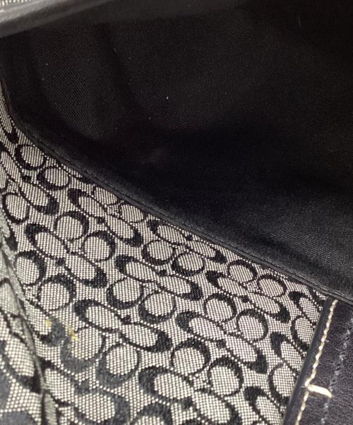 COACH（コーチ）COACH (コーチ) ソーホー ミニシグネチャー ワンショルダーバッグ グレー×ブラック サイズ:下記参照の古着・服飾アイテム