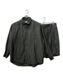 MARKA（マーカ）の古着「リネン混セットアップ」｜グリーン