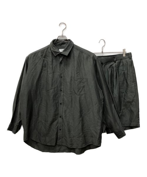 MARKA（マーカ）MARKA (マーカ) リネン混セットアップ グリーン サイズ:JK3/BT2の古着・服飾アイテム