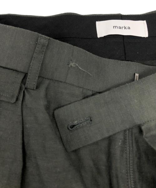 MARKA（マーカ）MARKA (マーカ) リネン混セットアップ グリーン サイズ:JK3/BT2の古着・服飾アイテム