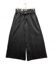 LEVI'S×BEAUTY&YOUTH（リーバイス×ビューティーアンドユース）の古着「XLスーパーワイドデニムパンツ」｜ブラック