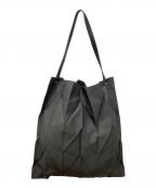 ISSEY MIYAKE×iittalaイッセイミヤケ×イッタラ）の古着「折り畳みプリーツトートバッグ」｜グリーン