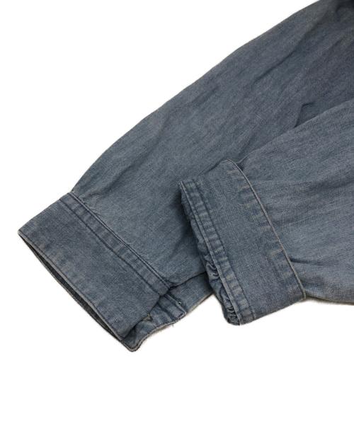 OLD JOE & Co.（オールドジョー）OLD JOE & Co. (オールドジョー) シャンブレーバンドカラーシャツ ブルー サイズ:16　1/2の古着・服飾アイテム