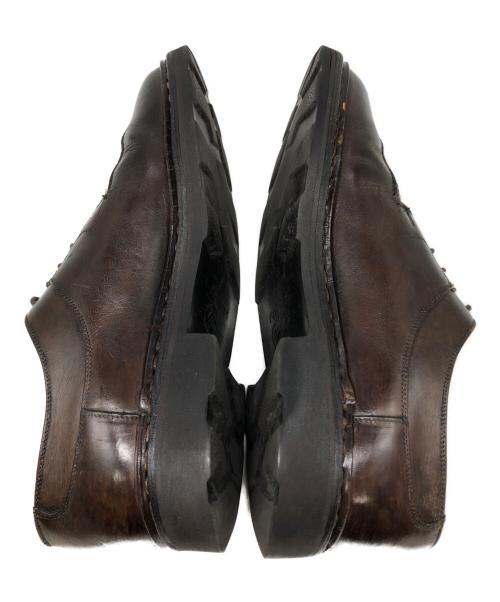 PARABOOT（パラブーツ）PARABOOT (パラブーツ) AVIGNON Uチップシューズ ブラウン サイズ:7の古着・服飾アイテム