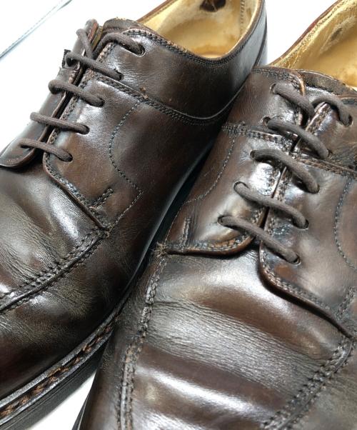PARABOOT（パラブーツ）PARABOOT (パラブーツ) AVIGNON Uチップシューズ ブラウン サイズ:7の古着・服飾アイテム
