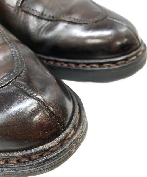 PARABOOT（パラブーツ）PARABOOT (パラブーツ) AVIGNON Uチップシューズ ブラウン サイズ:7の古着・服飾アイテム