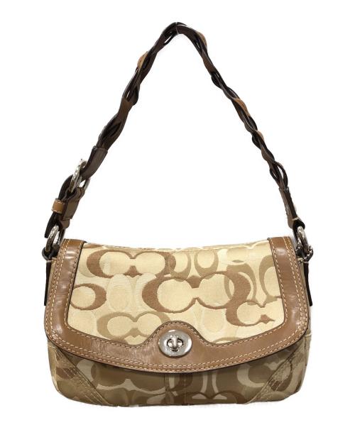 COACH（コーチ）COACH (コーチ) チェルシーシグネチャーワンショルダーバッグ ブラウン サイズ:下記参照の古着・服飾アイテム