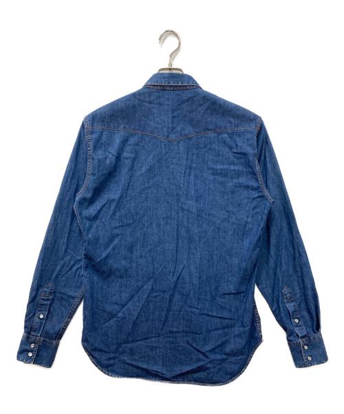 ORIAN（オリアン）ORIAN (オリアン) BEAMS F (ビームスエフ) 別注デニムウエスタンシャツ ブルー サイズ:SIZE40の古着・服飾アイテム
