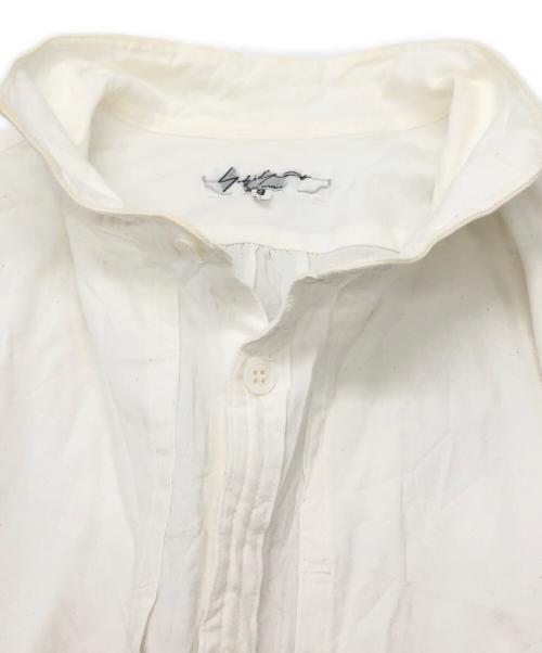 Yohji Yamamoto pour homme（ヨウジヤマモト プールオム）Yohji Yamamoto pour homme (ヨウジヤマモト プールオム) コットンスタンドカラーシャツ ホワイト サイズ:SIZE 3の古着・服飾アイテム
