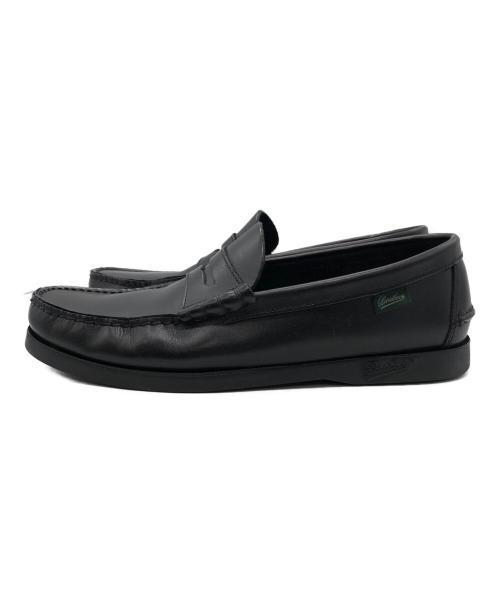 PARABOOT（パラブーツ）PARABOOT (パラブーツ) CORAUX レザーローファー ブラック サイズ:SIZE 7の古着・服飾アイテム