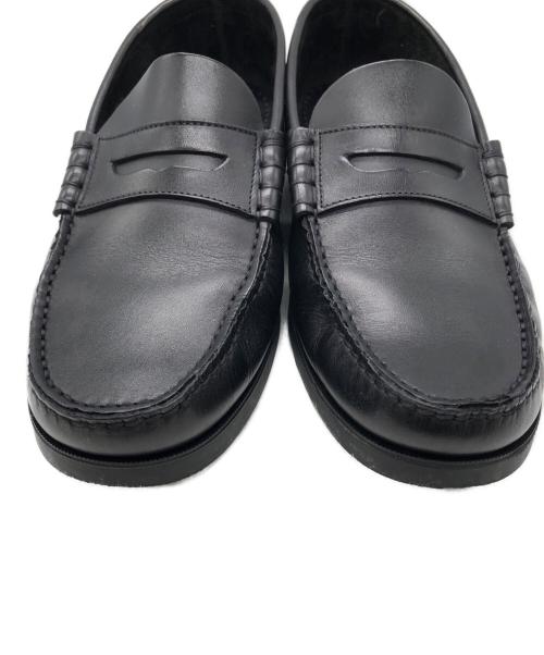 PARABOOT（パラブーツ）PARABOOT (パラブーツ) CORAUX レザーローファー ブラック サイズ:SIZE 7の古着・服飾アイテム