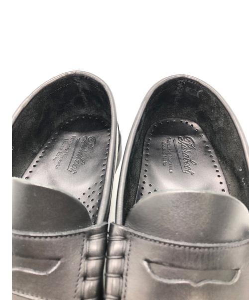 PARABOOT（パラブーツ）PARABOOT (パラブーツ) CORAUX レザーローファー ブラック サイズ:SIZE 7の古着・服飾アイテム