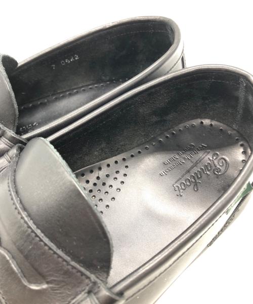 PARABOOT（パラブーツ）PARABOOT (パラブーツ) CORAUX レザーローファー ブラック サイズ:SIZE 7の古着・服飾アイテム