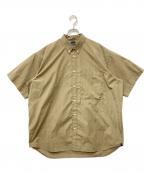 DAIWA PIER39ダイワ ピア39）の古着「Tech Regular Collar Shirts」｜ブラウン