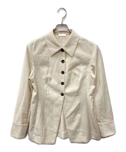 BALLSEY（ボールジィ）BALLSEY (ボールジィ) ハイツイストビエラ ステンカラーシャツジャケット アイボリー サイズ:SIZE 36の古着・服飾アイテム