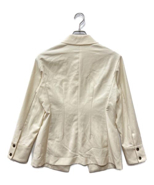 BALLSEY（ボールジィ）BALLSEY (ボールジィ) ハイツイストビエラ ステンカラーシャツジャケット アイボリー サイズ:SIZE 36の古着・服飾アイテム