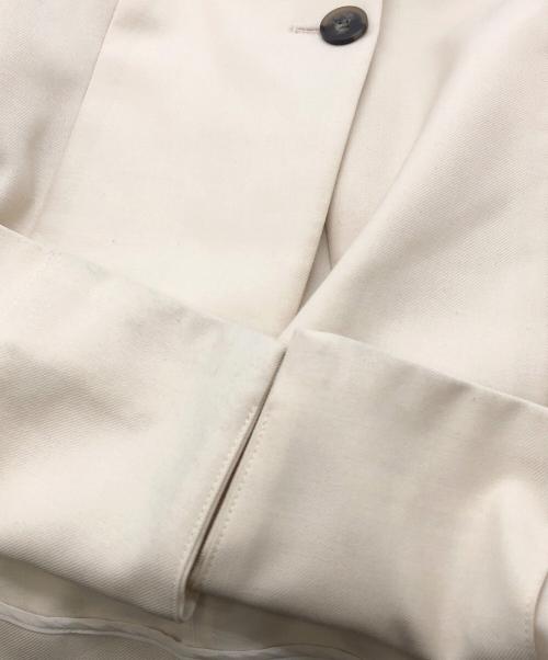 BALLSEY（ボールジィ）BALLSEY (ボールジィ) ハイツイストビエラ ステンカラーシャツジャケット アイボリー サイズ:SIZE 36の古着・服飾アイテム