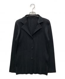 PLEATS PLEASE（プリーツプリーズ）の古着「プリーツ3Bジャケット」｜ブラック