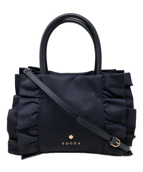 TOCCA（トッカ）TOCCA (トッカ) フリル2WAYバッグ ネイビー サイズ:下記参照の古着・服飾アイテム