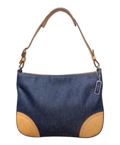 COACH（コーチ）COACH (コーチ) デニムワンショルダーバッグ ブルー サイズ:下記参照の古着・服飾アイテム