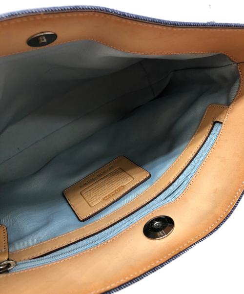COACH（コーチ）COACH (コーチ) デニムワンショルダーバッグ ブルー サイズ:下記参照の古着・服飾アイテム