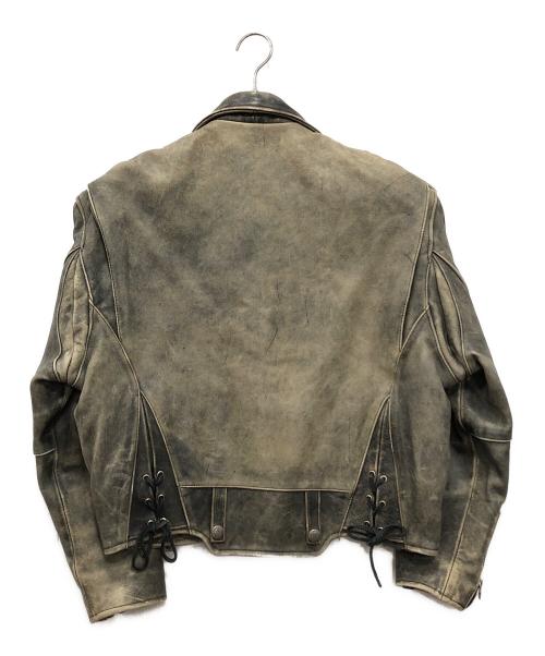 AVIREX（アヴィレックス）AVIREX (アヴィレックス) ダブルライダースジャケット グレー サイズ:XSの古着・服飾アイテム