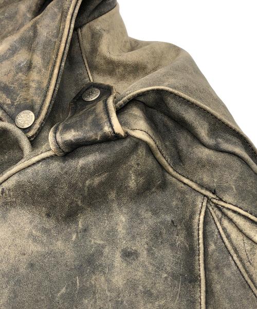 AVIREX（アヴィレックス）AVIREX (アヴィレックス) ダブルライダースジャケット グレー サイズ:XSの古着・服飾アイテム