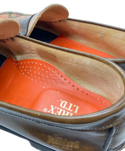 kenford（ケンフォード）kenford (ケンフォード) AVIREX (アヴィレックス) TANKSOLE LOAFERS ”ICON of FLIGHT” ブラウン サイズ:SIZE 26の古着・服飾アイテム