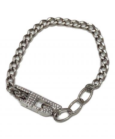 DIESEL Dロゴ ラインストーン ブレスレット 値下げ交渉ありです。 中古・古着通販】DIESEL (ディーゼル) Dロゴ ラインストーン