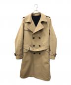 Junhashimotoジュンハシモト）の古着「FRONT CUT TRENCH COAT」｜ベージュ