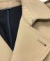 中古・古着 Junhashimoto (ジュンハシモト) FRONT CUT TRENCH COAT ベージュ サイズ:SIZE 2：12000円