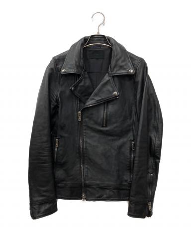 junhashimoto ジュンハシモト レザージャケット　サイズ2 中古・古着通販】junhashimoto (ジュンハシモト) INNER RIDERS 2