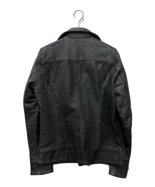 Junhashimoto（ジュンハシモト）junhashimoto (ジュンハシモト) INNER RIDERS 2 ダブルライダースジャケット ブラック サイズ:3の古着・服飾アイテム