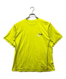 stussy×MOUNTAIN HARD WEAR（ステューシー×マウンテンハードウェア）の古着「コラボTシャツ」｜イエロー