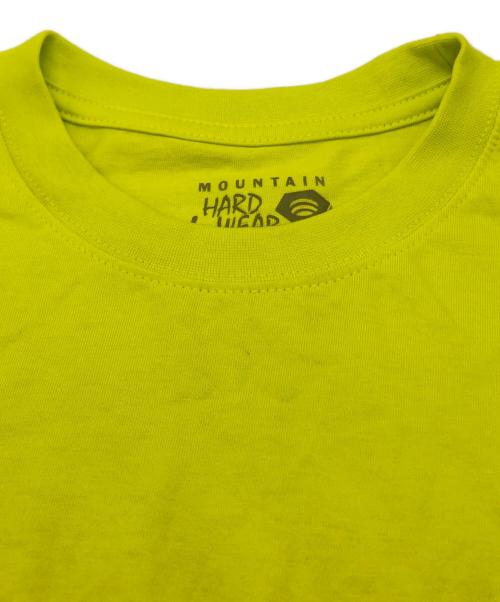 stussy（ステューシー）stussy (ステューシー) MOUNTAIN HARD WEAR (マウンテンハードウェア) コラボTシャツ イエロー サイズ:Sの古着・服飾アイテム